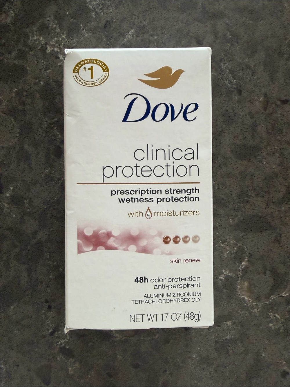 Dove Clinical Protection Skin Renew Antiperspirant Deodorant - White/Pink